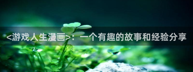 顶通漫画韩漫：<游戏人生漫画>：一个有趣的故事和经验分享