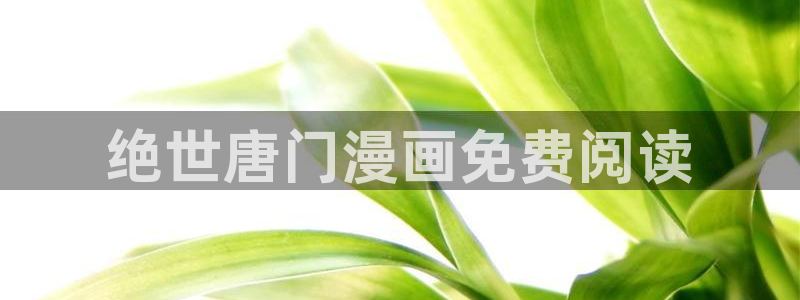 哪里可以看免费韩漫：绝世唐门漫画免费阅读